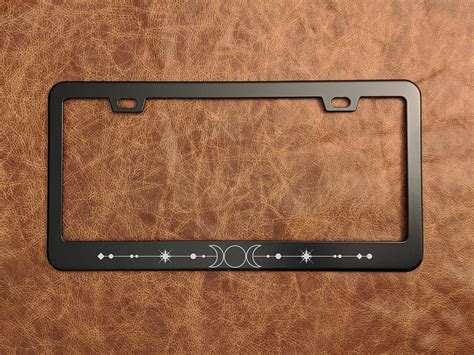 Enhance Your Vehicle's Aesthetic with a Wiccan License Plate Frame